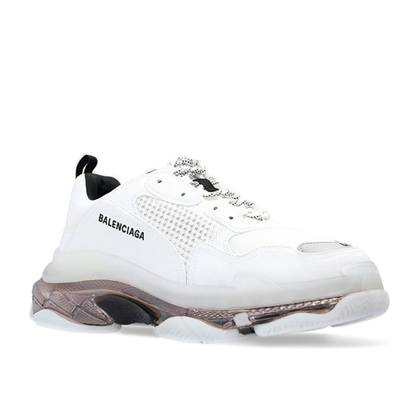 Balenciaga Men's "Triple S" Airsole Sneakers White