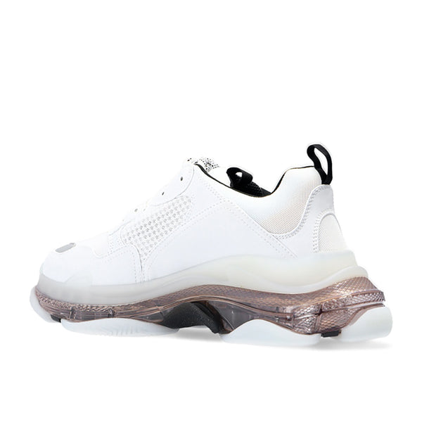 Balenciaga Men's "Triple S" Airsole Sneakers White