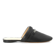 Givenchy Zapatos planos con logo Elba de piel para mujer Negro