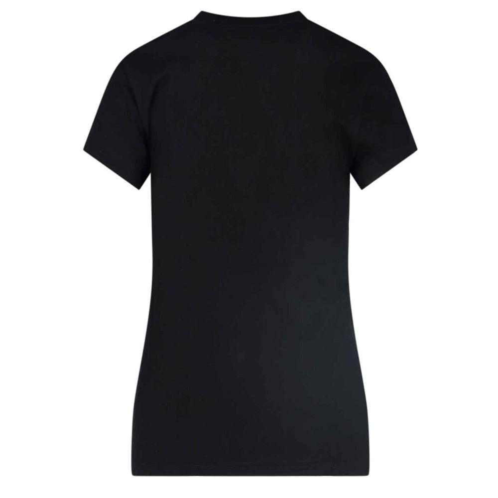 Off-White Women's Swimming Logo Cotton T-Shirt Black Blue