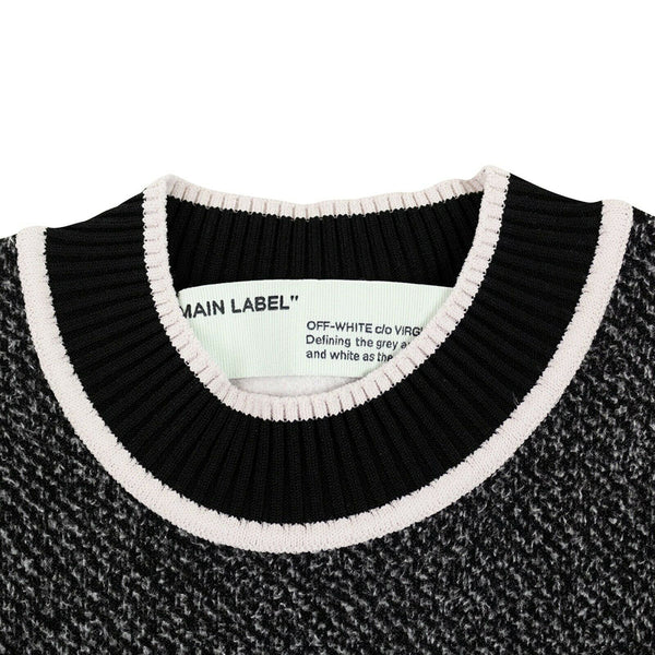 Off-White Women's 'Swans' Knit Dress Black