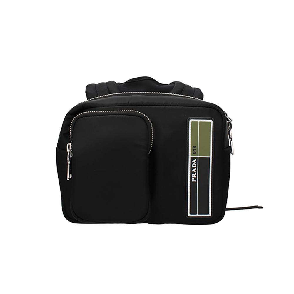Prada Men's Nylon Crossbody Bag In Black | ModeSens