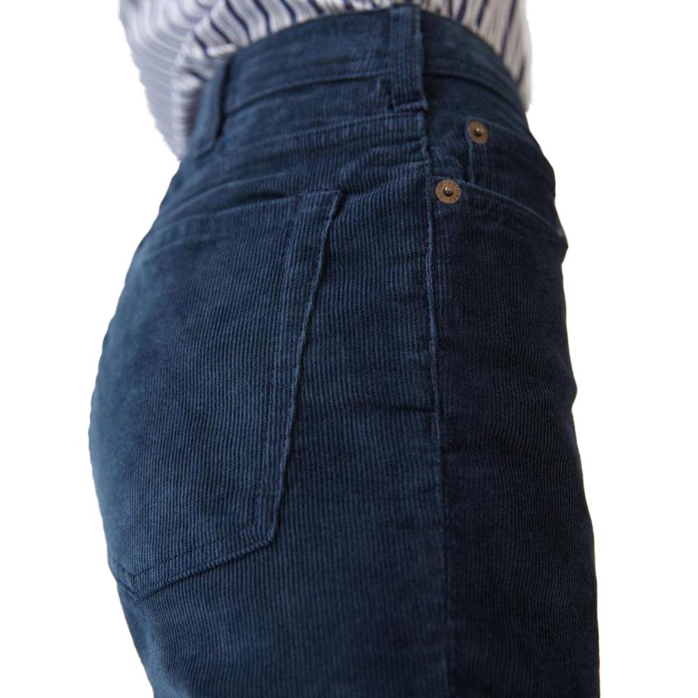 Acne Studios Pantalones vaqueros Bla Konst South de pana azul marino para mujer Azul marino