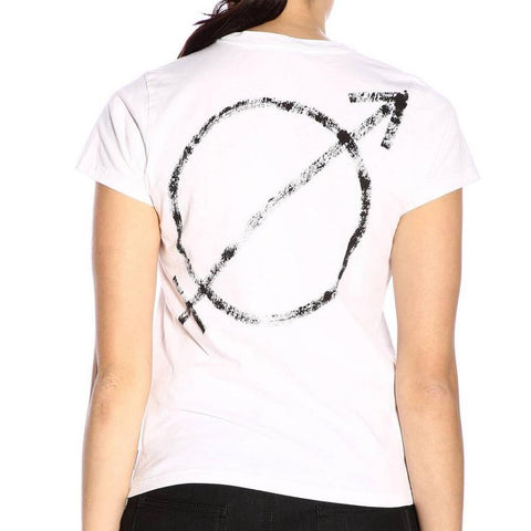 Balenciaga Women's 'Gender Neutral' Logo Cotton T-Shirt White - Year Zero LA