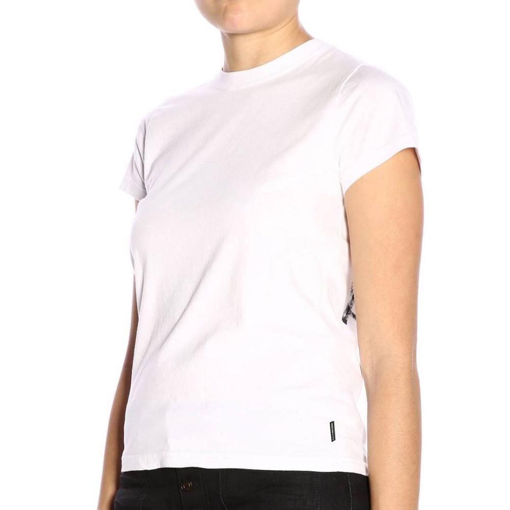 Balenciaga Women's 'Gender Neutral' Logo Cotton T-Shirt White - Year Zero LA
