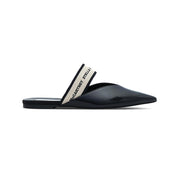 Stella McCartney Women's Monogram Slides Mule Black - Year Zero LA