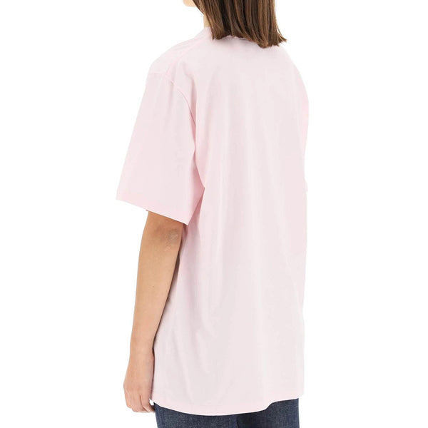 Stella McCartney Women's 'Restoring the Balance' Cotton Graphic T-Shirt Pink