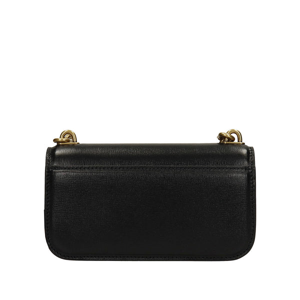 Balenciaga Women's Leather Gossip Shoulder Bag XS in Black