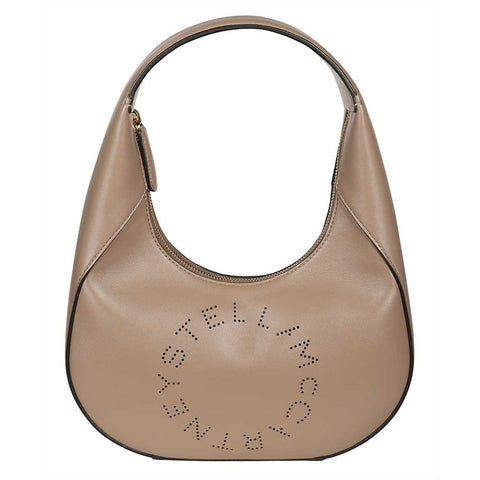 Stella McCartney Women's Eco Leather Hobo Shoulder Bag in Taupe