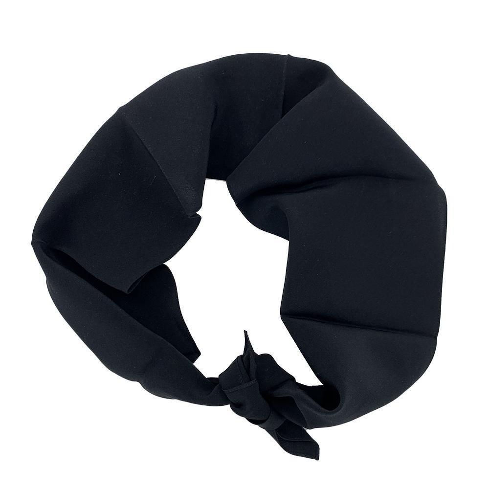 Chloe Women's Silk Neck Scarf Black - Year Zero LA