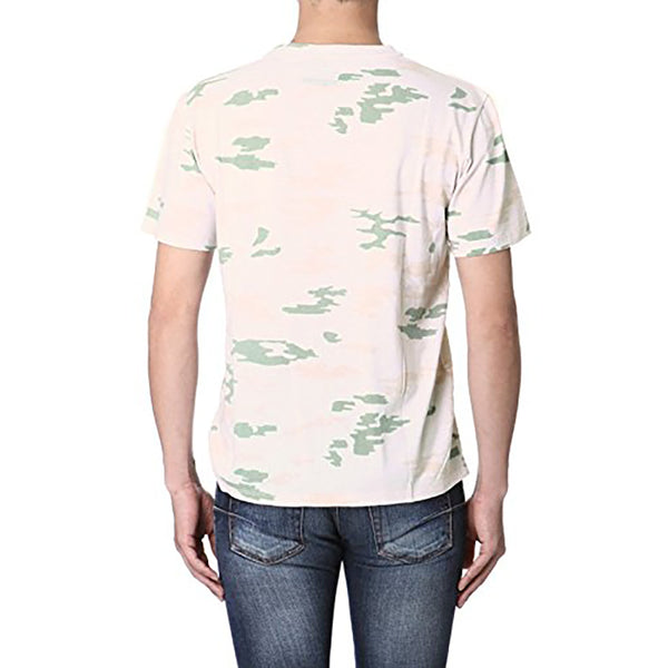 Golden Goose Men's GGDB Flag Camouflage Graphic T-Shirt in Cream