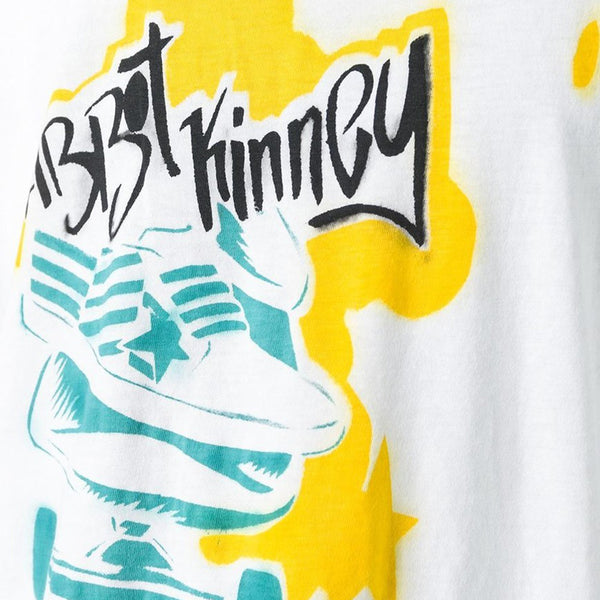 Golden Goose Men's Abbot Kinney Skateboard Graphic Cotton T-Shirt White