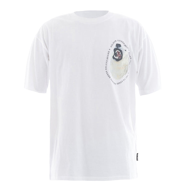 Golden Goose Men's Polar Bear Graphic Cotton T-Shirt White