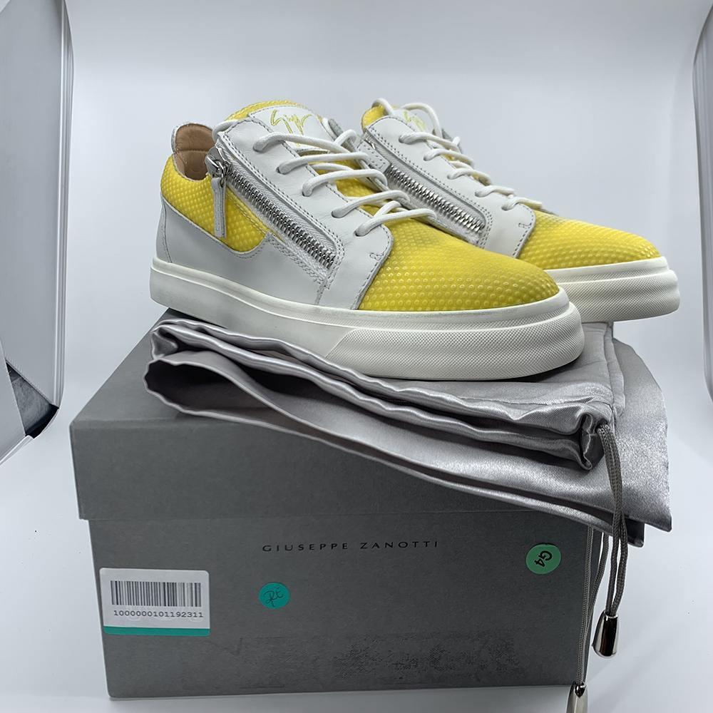 Giuseppe Zanotti Women's Double Side Zip Sneaker Yellow - Year Zero LA