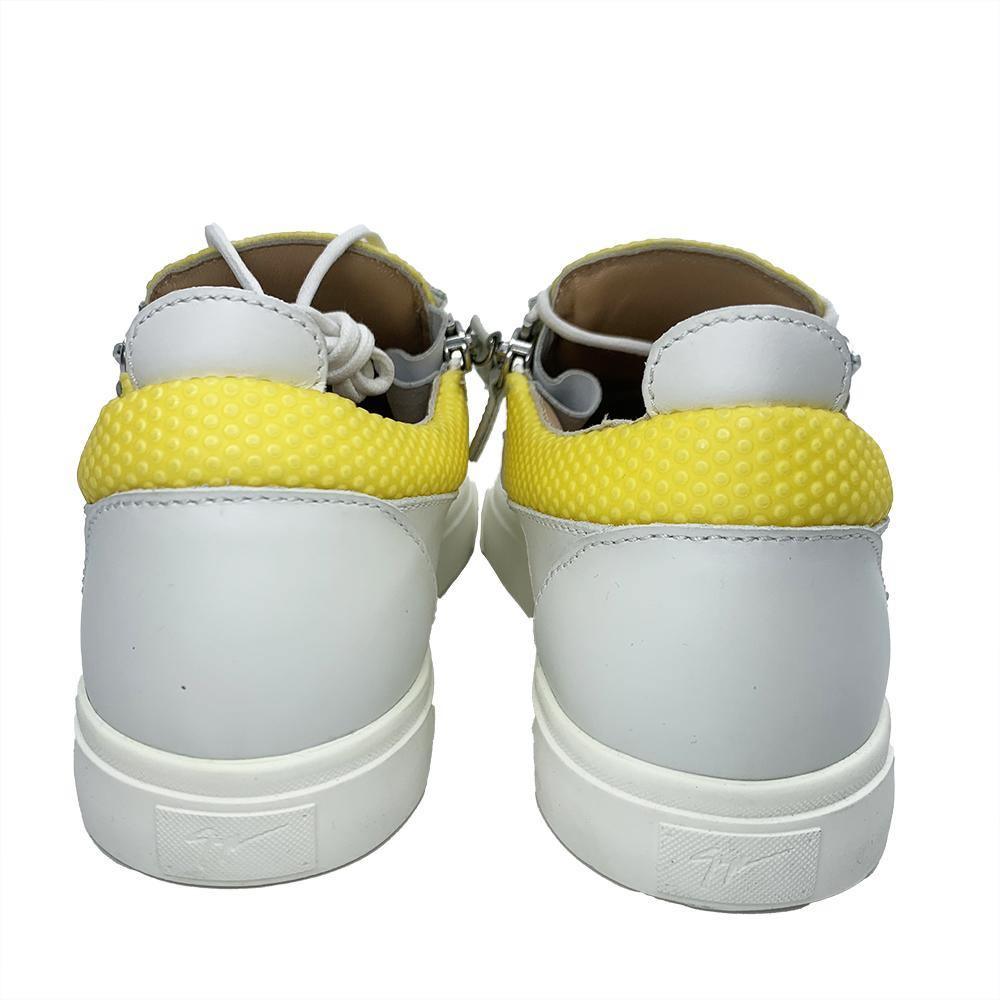 Giuseppe Zanotti Women's Double Side Zip Sneaker Yellow - Year Zero LA