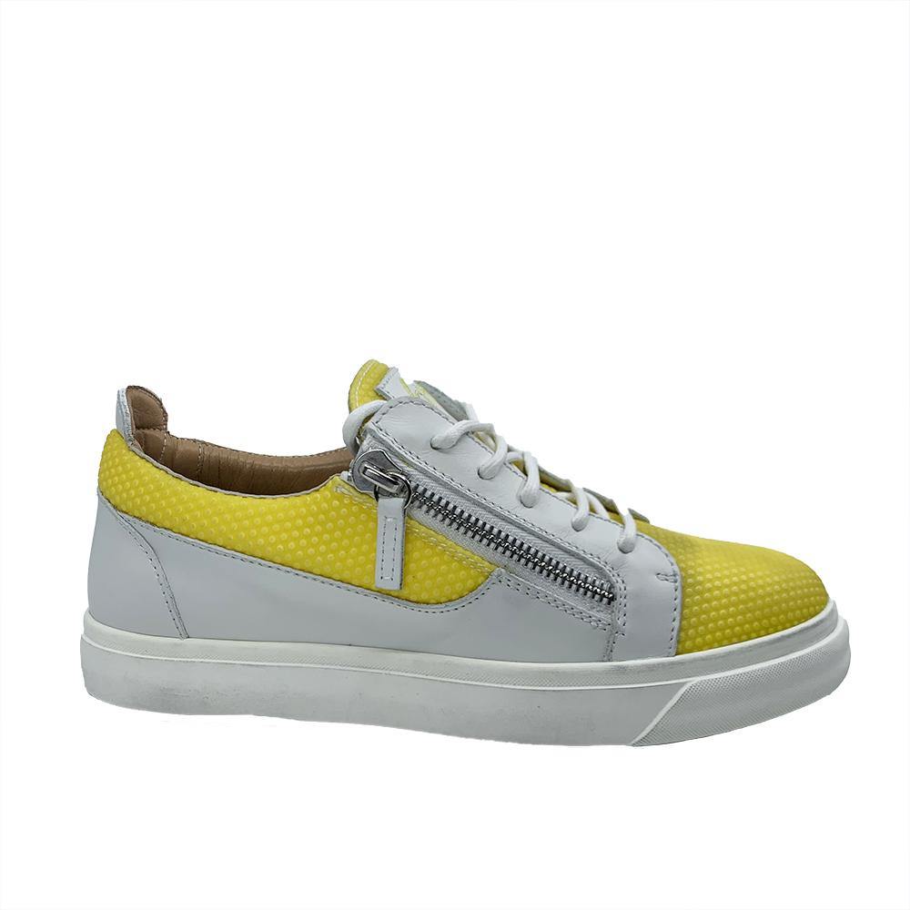 Giuseppe zanotti yellow sneakers shop