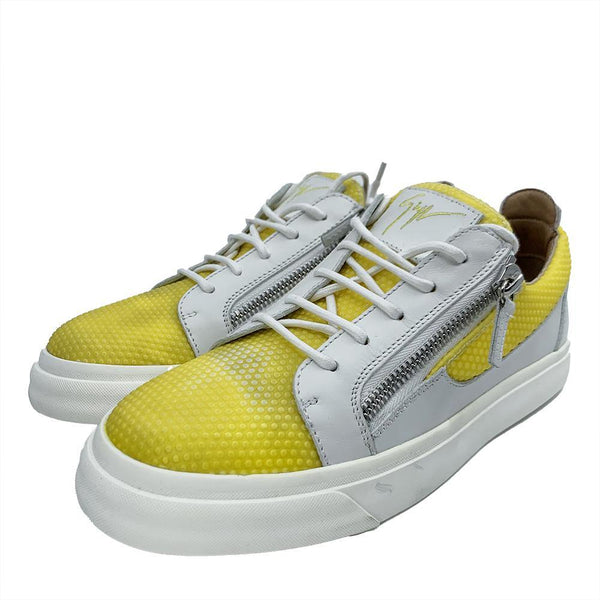 Giuseppe Zanotti Women's Double Side Zip Sneaker Yellow - Year Zero LA