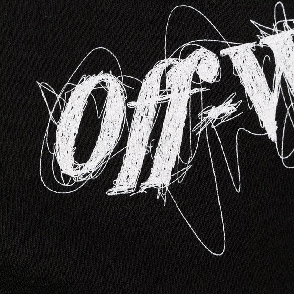 Off-White Women's Pen Logo Snap T-Shirt Dress Black