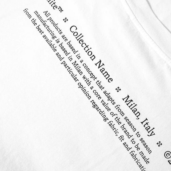Off-White Men's Oversized Caravaggio Boy Cotton T-Shirt White