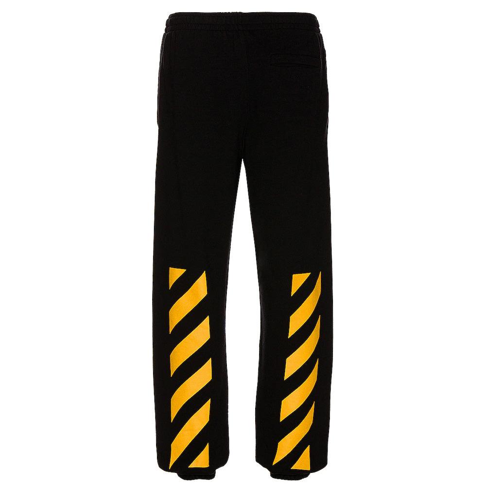 Off-White Men's Caravaggio Painting Slim Fit Cotton Sweatpants Black
