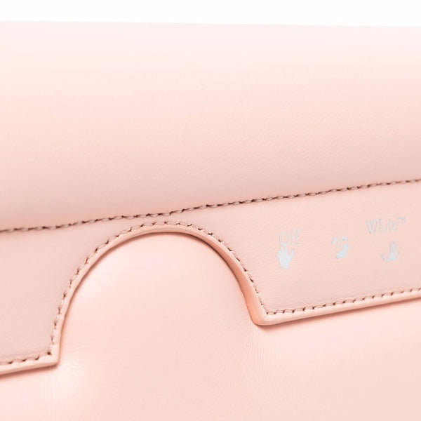 Off-White Women's 'Burrow 22' Leather Shoulder Bag in Light Pink
