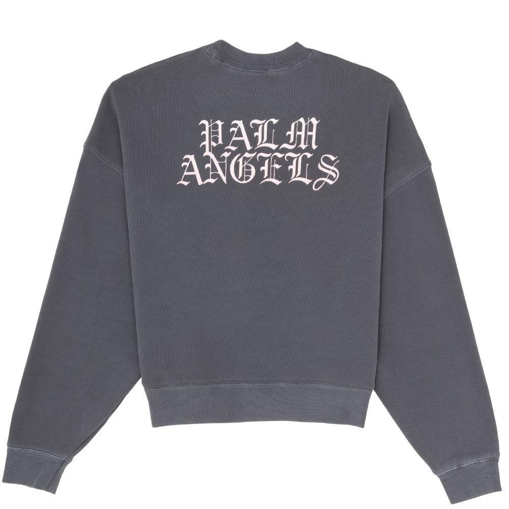 Palm Angels Men's Cotton Burning Head Sweatshirt Grey - Year Zero LA