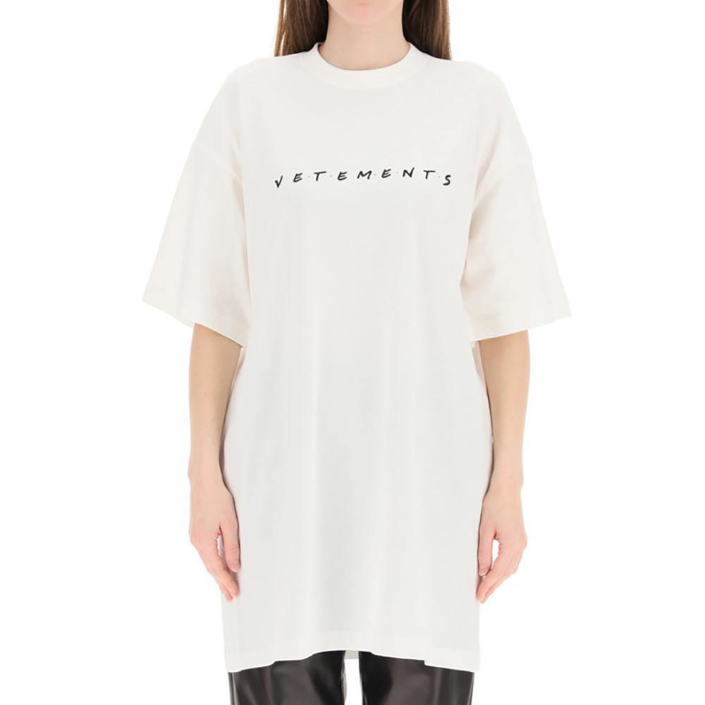 Vetements Unisex 'Friends' Cotton T-Shirt White - Year Zero LA