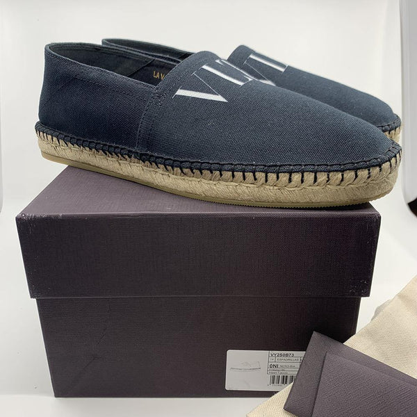 Valentino Men's 'VLTN' Espradilles Sneakers Shoes Black - Year Zero LA