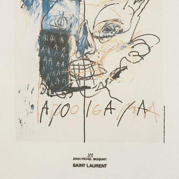Saint Laurent x Basquiat Unisex Cotton Tote Bag White - Year Zero LA