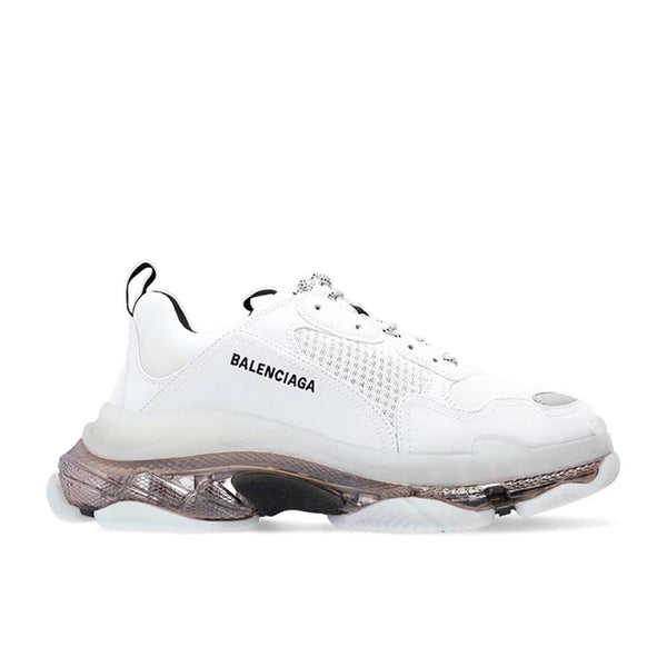 Balenciaga Men's "Triple S" Airsole Sneakers White