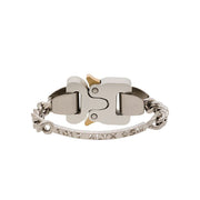 1017 ALYX 9SM Unisex Buckle Bracelet Silver