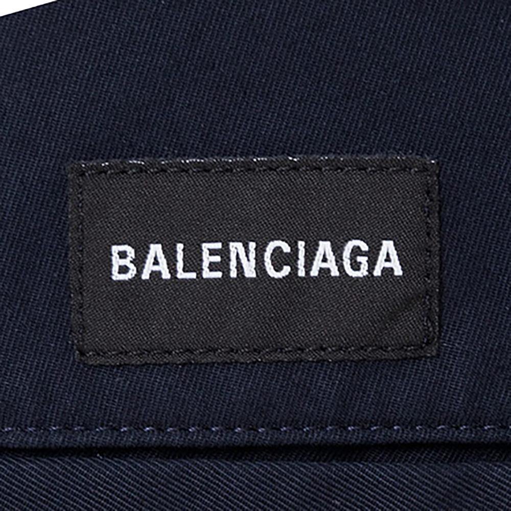 Balenciaga Men's Casual Chino Cotton Trousers Blue - Year Zero LA