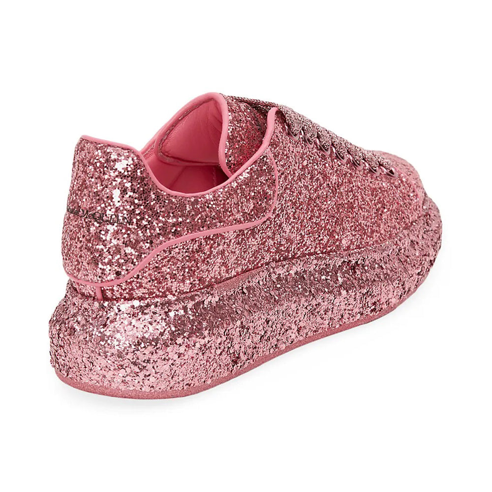 Alexander McQUEEN Women's Lace Up Low Top Glitter Sneakers | Bloomingdale's