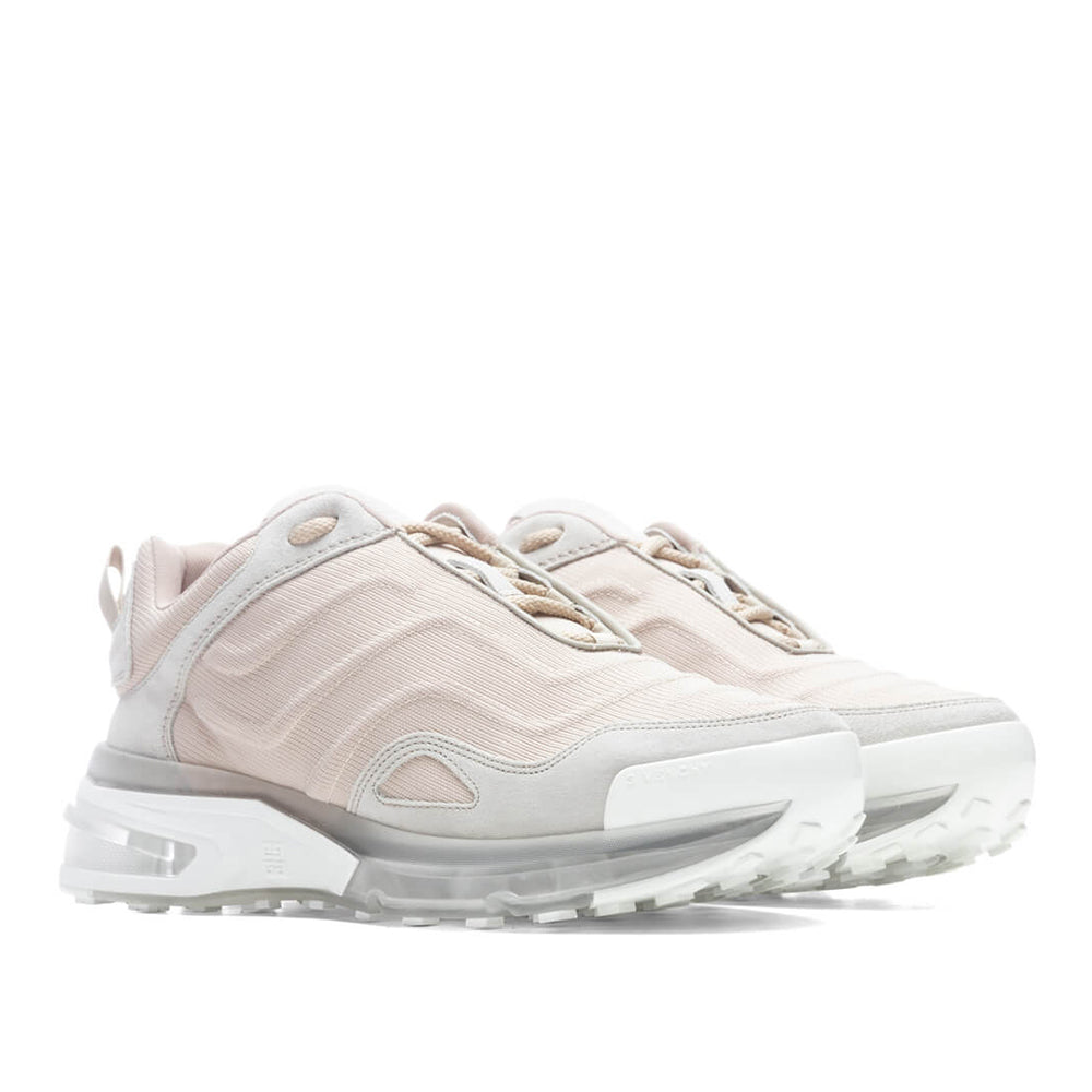 Givenchy Men's Light Runner Suede Sneaker Cream
