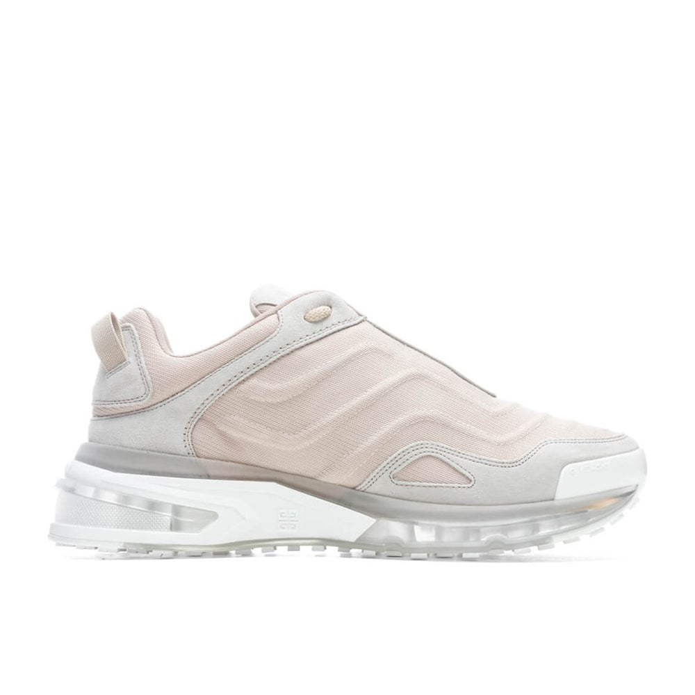 Givenchy Men's Light Runner Suede Sneaker Cream