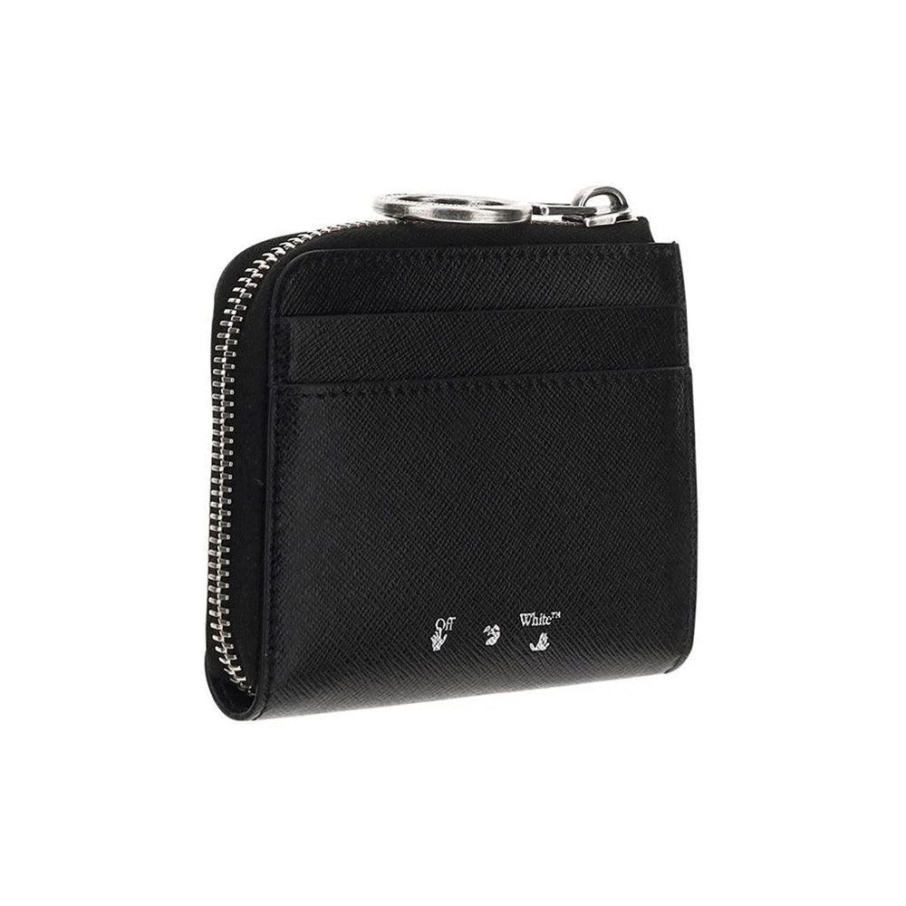 [中古] Off-White Leather Wallet Black Off-White 
