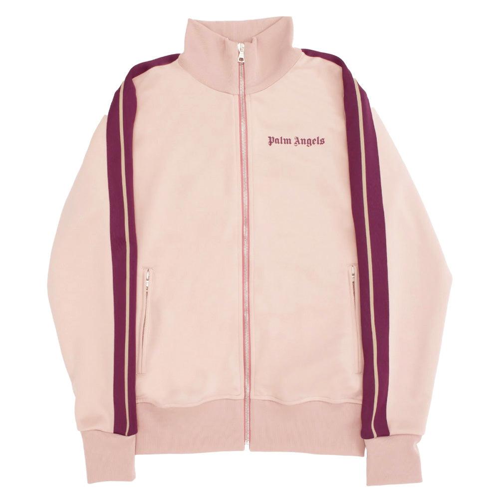 Palm Angels Chaqueta deportiva clásica de poliéster para mujer, color rosa