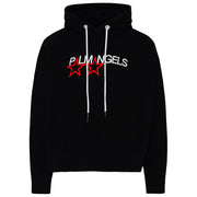 Palm Angels - Sudadera con capucha para hombre Racing Star, color negro y rojo
