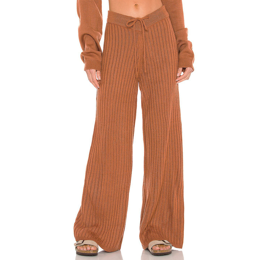 SNDYS Pantalón de punto Lounge Hendrix para mujer en color malva